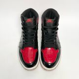  NIKE AIR JORDAN 1 RETRO HIGH OG PATENT BRED 555088 063 