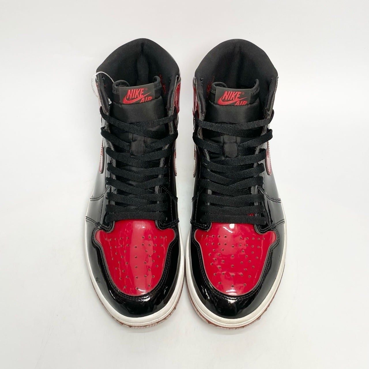  NIKE AIR JORDAN 1 RETRO HIGH OG PATENT BRED 555088 063 