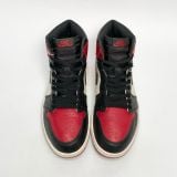  NIKE AIR JORDAN 1 RETRO HIGH BRED TOE 555088-610 