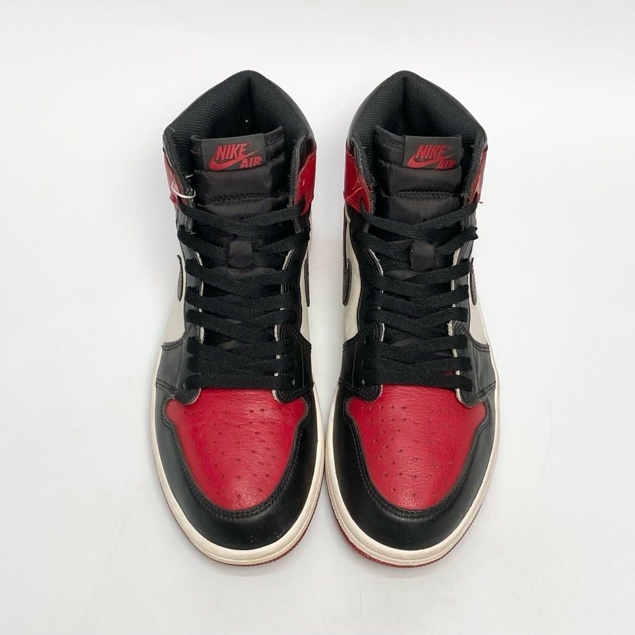  NIKE AIR JORDAN 1 RETRO HIGH BRED TOE 555088-610 