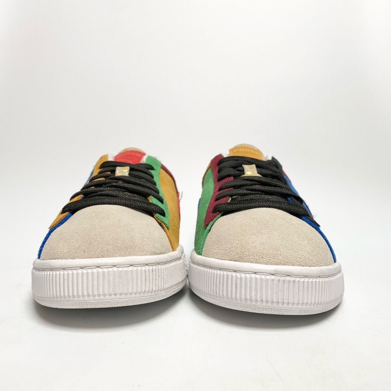  PUMA SUEDE CLASSIX WHITE MULTI-COLOR 381773-03 