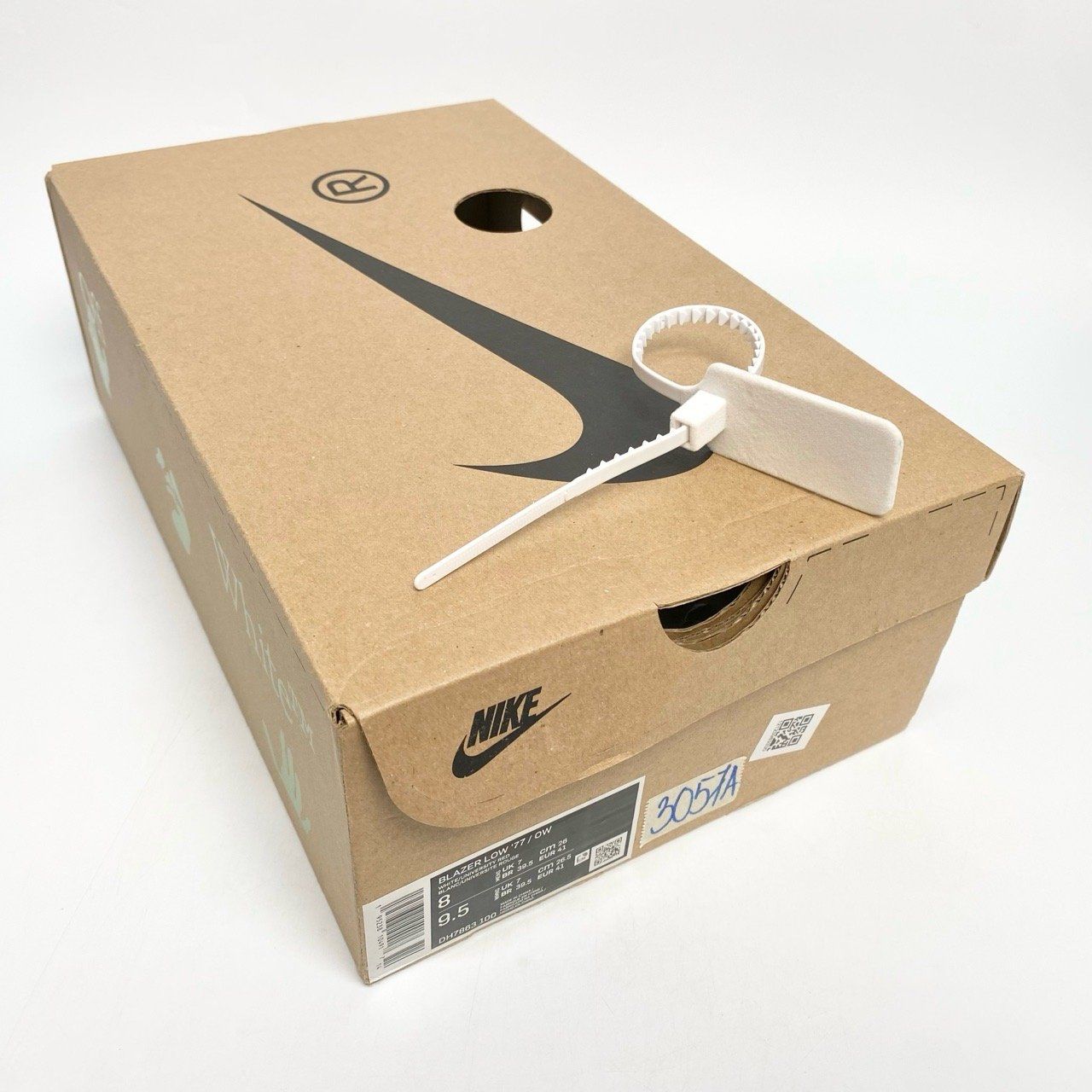  NIKE OFF WHITE X BLAZER LOW WHITE UNIVERSITY RED DH7863-100 