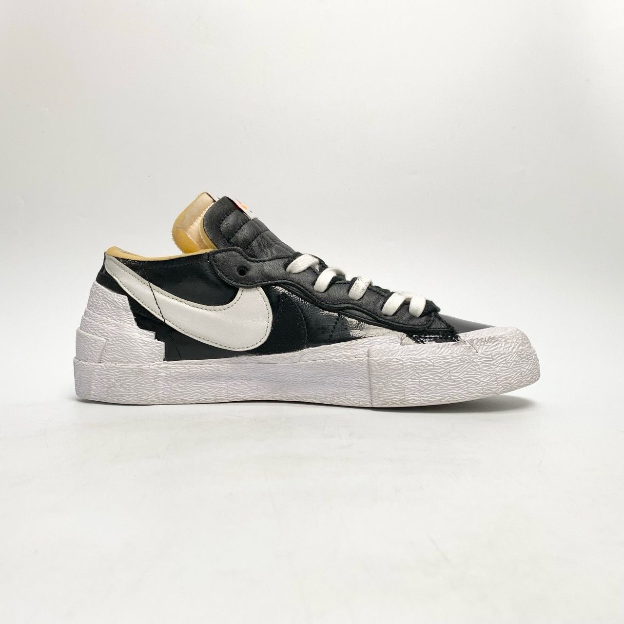  NIKE BLAZER LOW SACAI BLACK LEATHER DM6443-001 