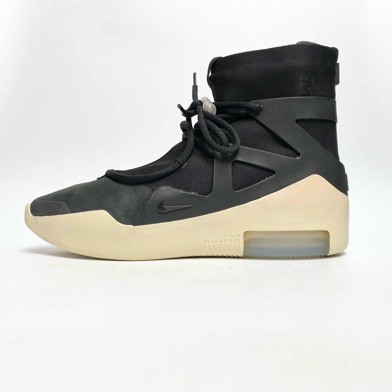  NIKE AIR FEAR OF GOD 1 BLACK AR4237-001 