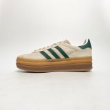  ADIDAS GAZELLE BOLD CREAM COLLEGIATE GREEN (WMNS) ID7056 