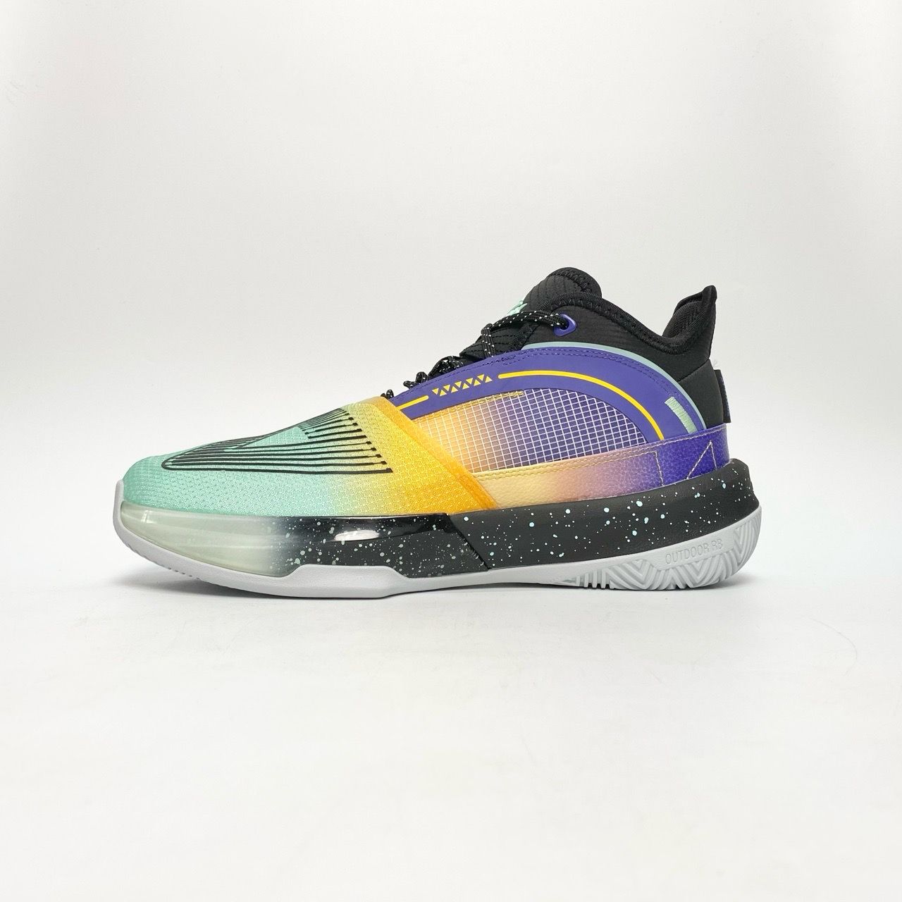  PEAK TAICHI WIGGINS BIG TRIANGLE ALL-STAR CLOUD DREAM ‘BLACK GREEN’ ET24977AXLD 