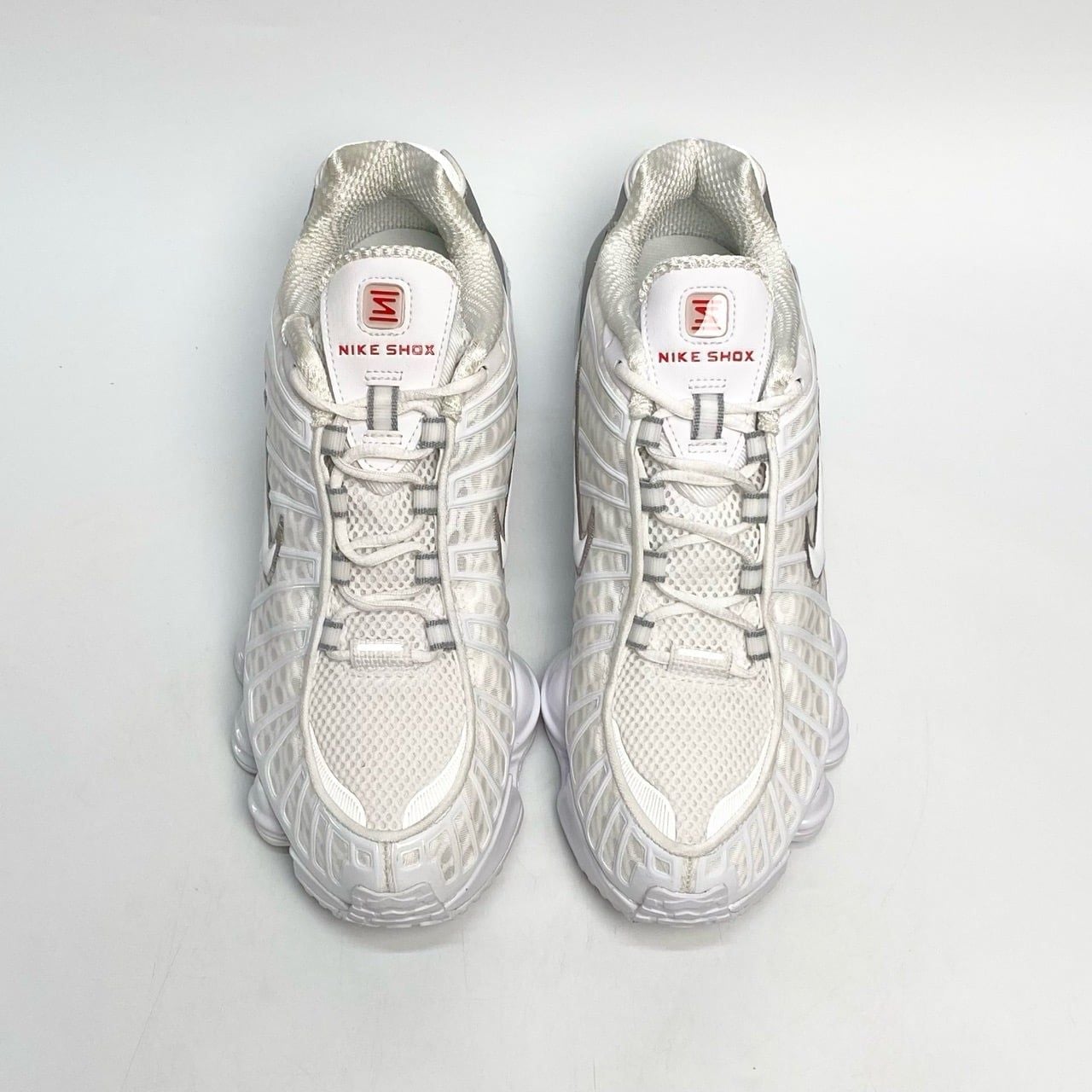  NIKE SHOX TL WHITE METALLIC SILVER AV3595-100 