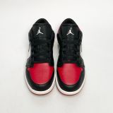  NIKE AIR JORDAN 1 LOW BRED TOE (GS) 553560-612 