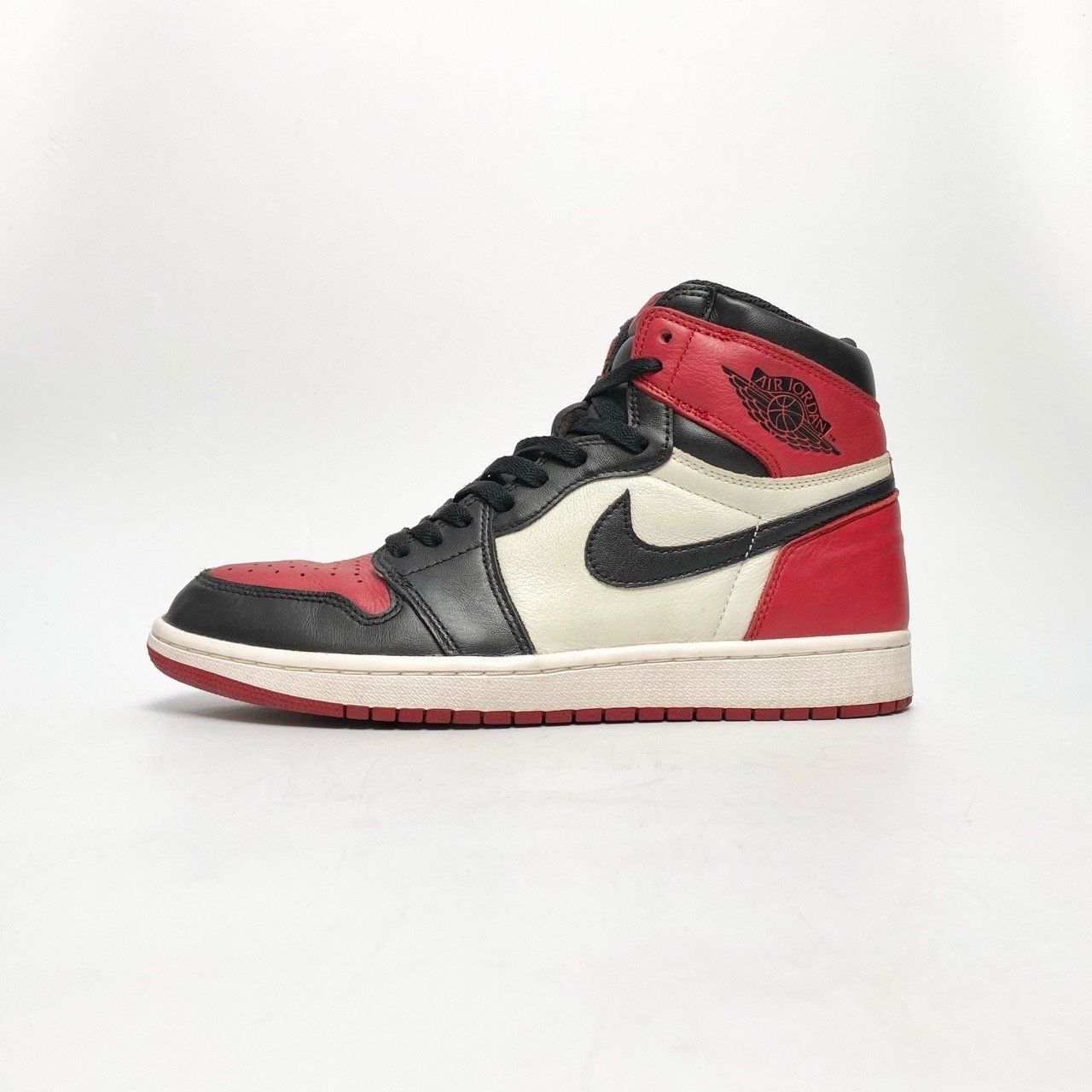  NIKE AIR JORDAN 1 RETRO HIGH BRED TOE 555088-610 