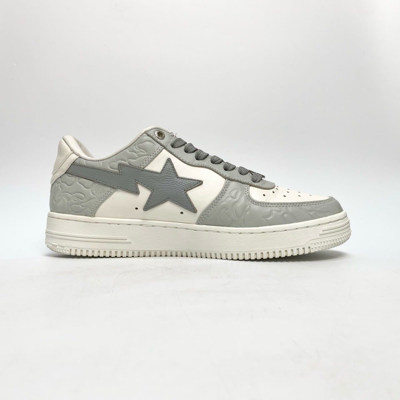  A BATHING APE BAPE STA #4 LINE CAMO WHITE GREY 
