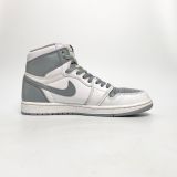  NIKE AIR JORDAN 1 RETRO HIGH OG WHITE STEALTH 555088-037 