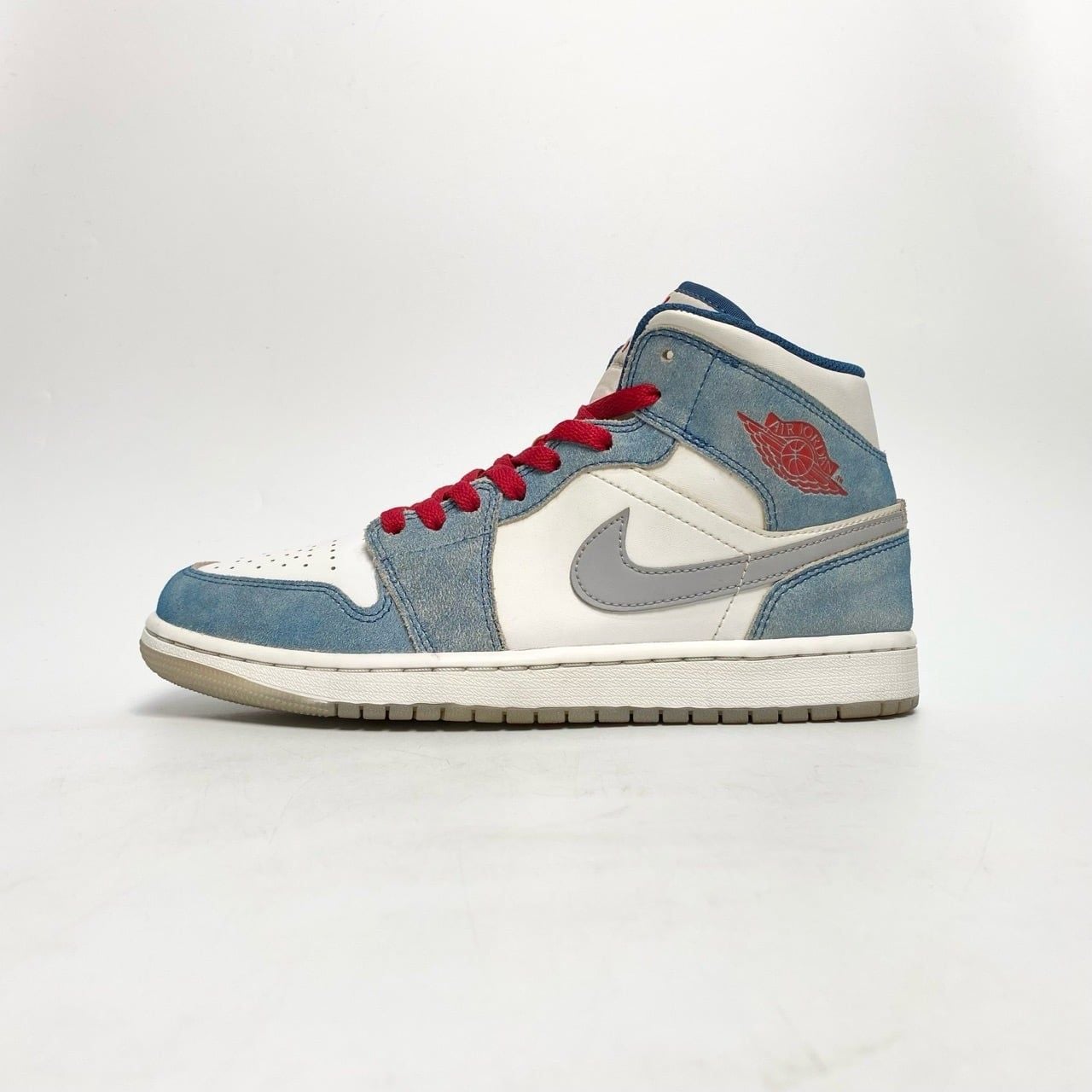  NIKE AIR JORDAN 1 MID FRENCH BLUE FIRE RED DN3706-401 