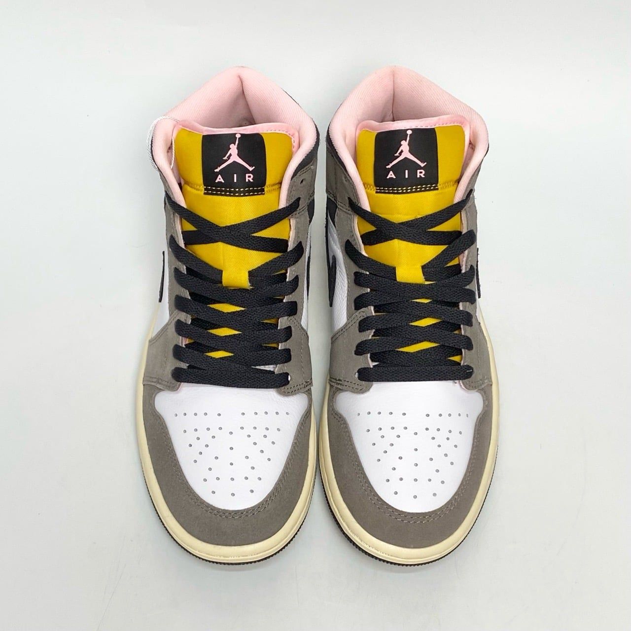  NIKE AIR JORDAN 1 MID SE WHITE CAVE STONE HQ2011-100 