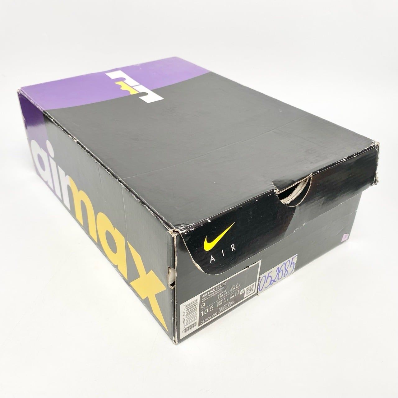  NIKE LEBRON JAMES X AIR MAX 95 NRG LAKERS CZ3624-001 