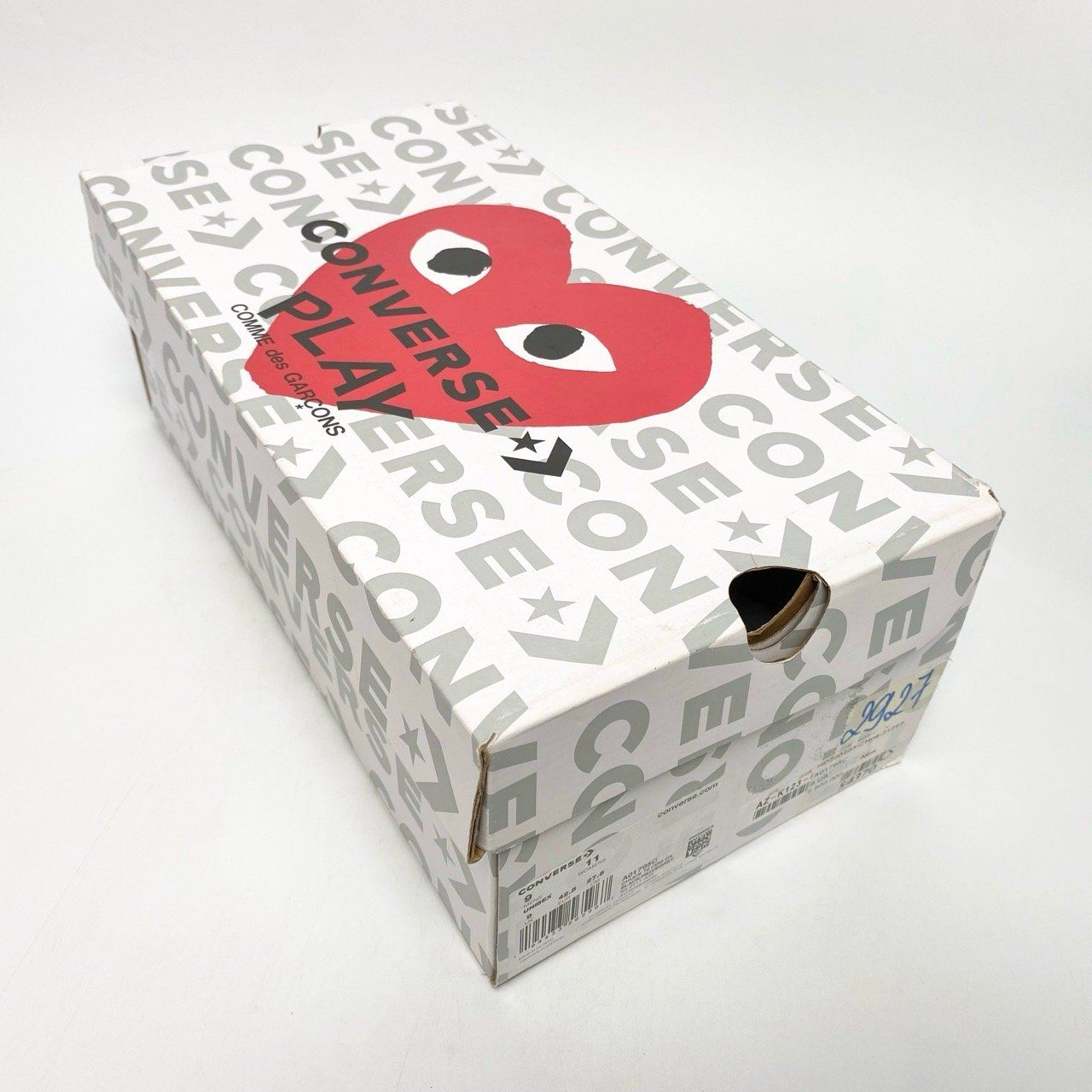  CONVERSE COMME DES GARÇONS PLAY X CHUCK 70 LOW BLACK RED A01795C 