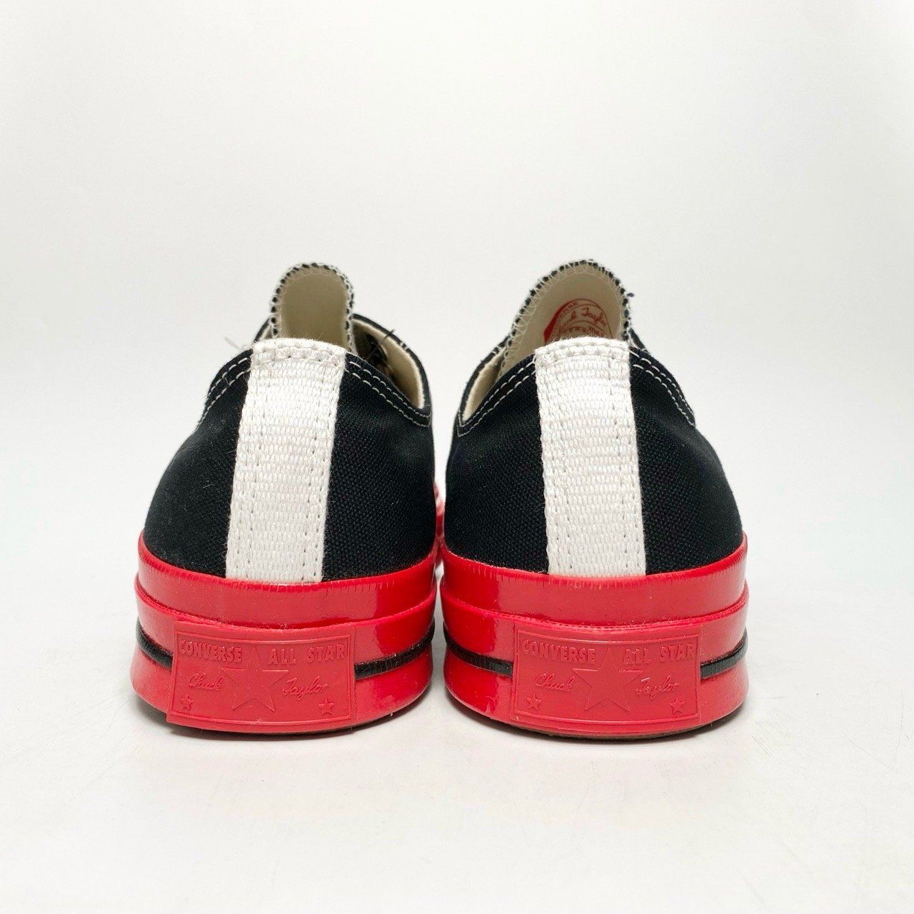 CONVERSE COMME DES GARÇONS PLAY X CHUCK 70 LOW BLACK RED A01795C 