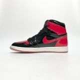  NIKE AIR JORDAN 1 RETRO HIGH OG PATENT BRED 555088 063 