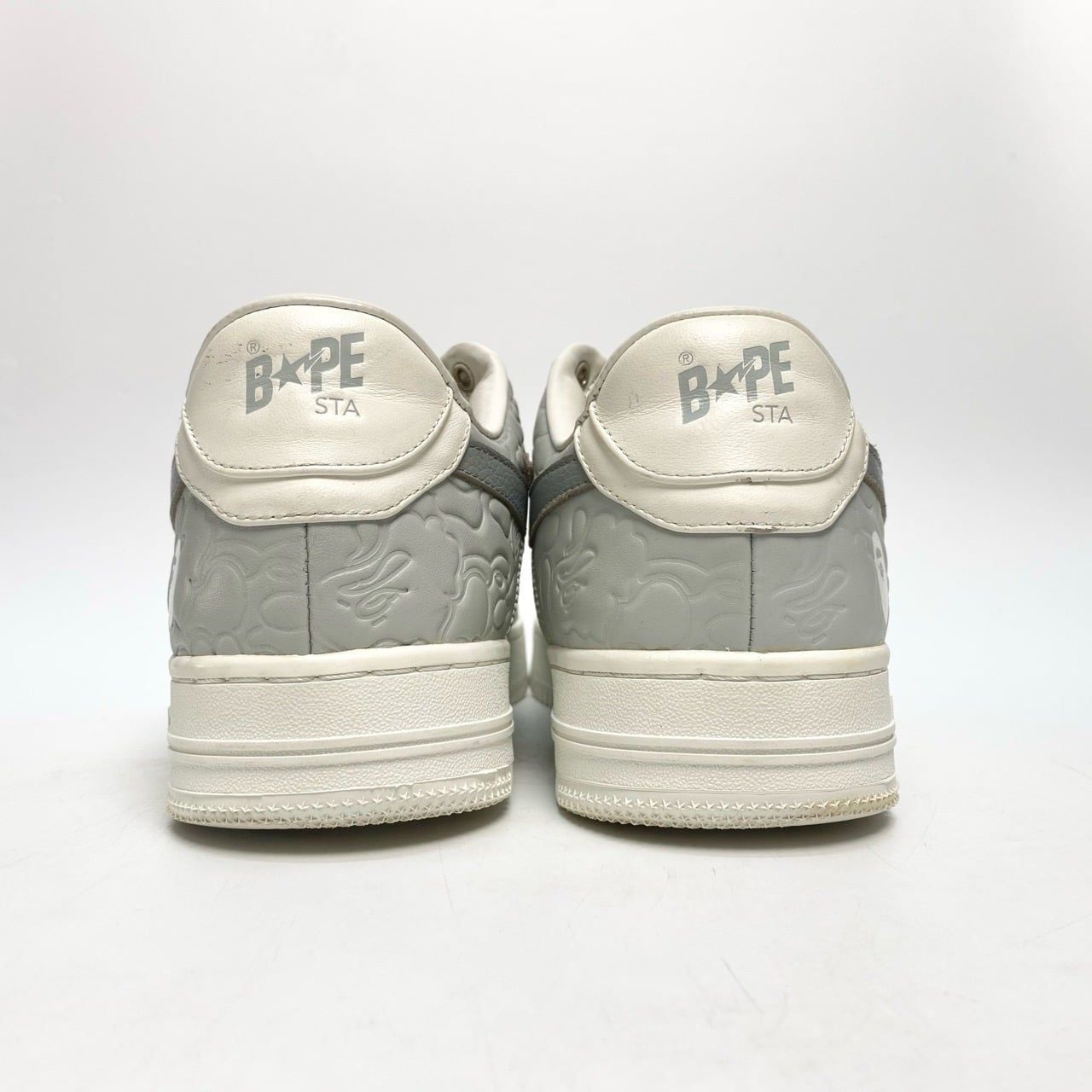  A BATHING APE BAPE STA #4 LINE CAMO WHITE GREY 