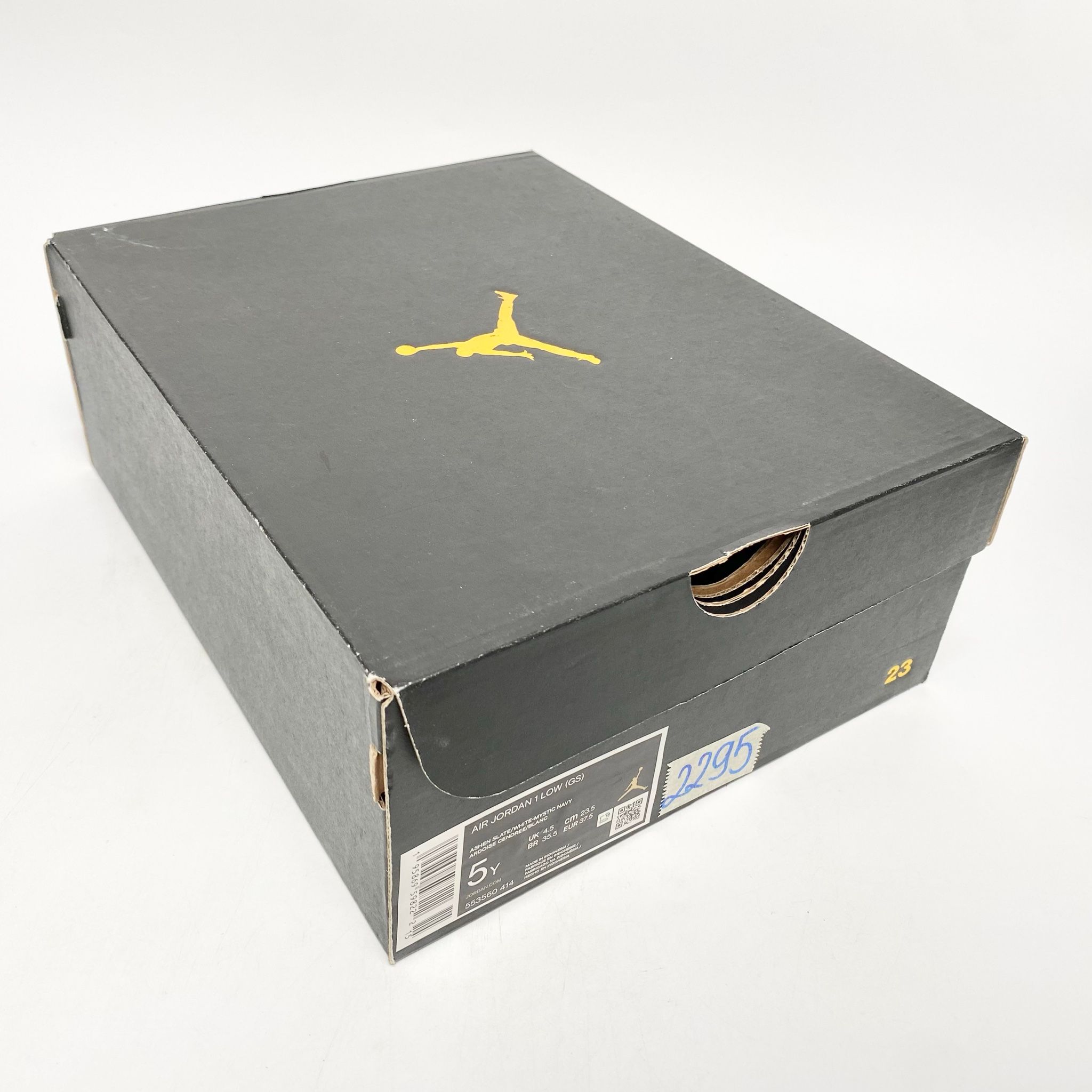  NIKE AIR JORDAN 1 LOW GS ASHEN SLATE 553560-414 
