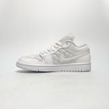  NIKE AIR JORDAN 1 LOW QUILTED WHITE DB6480-100 