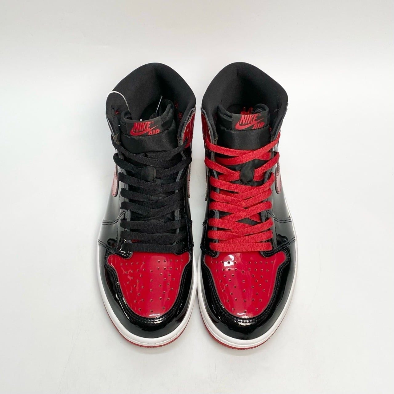  NIKE AIR JORDAN 1 RETRO HIGH OG PATENT BRED 555088 063 
