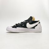  NIKE BLAZER LOW SACAI BLACK LEATHER DM6443-001 