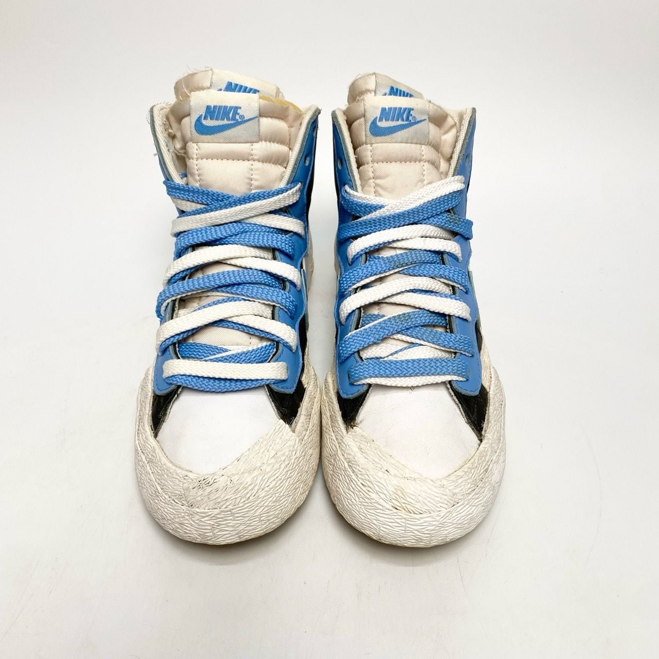  NIKE SACAI X BLAZER MID BLACK BLUE BV0072-001 