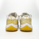  NIKE AIR JORDAN 11 RETRO LOW YELLOW SNAKESKIN (W) AH7860-107 