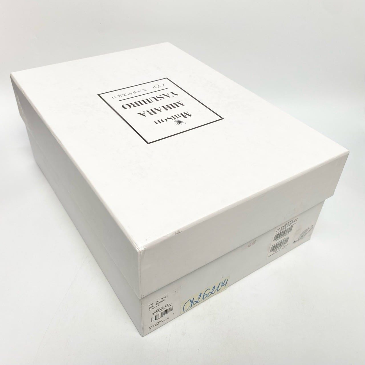  MAISON MIHARA YASUHIRO HANK OG SOLE CANVAS LOW PURPLE 