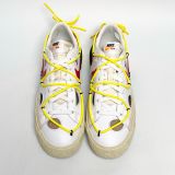  NIKE OFF WHITE X BLAZER LOW WHITE UNIVERSITY RED DH7863-100 