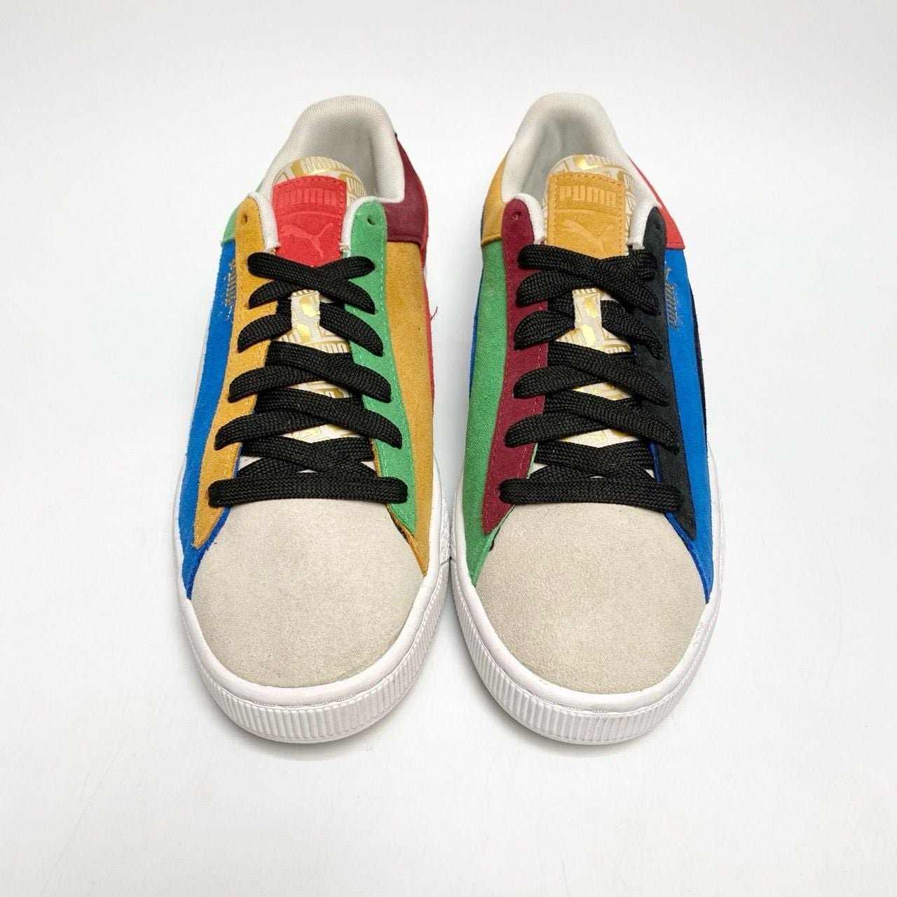  PUMA SUEDE CLASSIX WHITE MULTI-COLOR 381773-03 