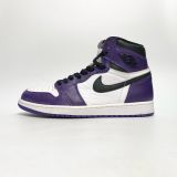  NIKE AIR JORDAN 1 RETRO HIGH OG COURT PURPLE 2.0 555088-500 