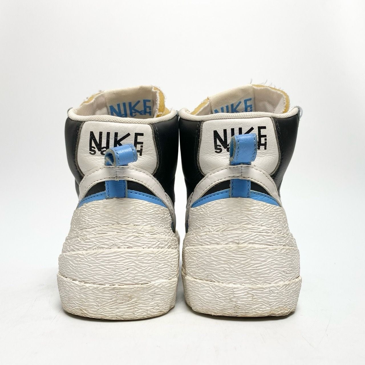  NIKE SACAI X BLAZER MID BLACK BLUE BV0072-001 