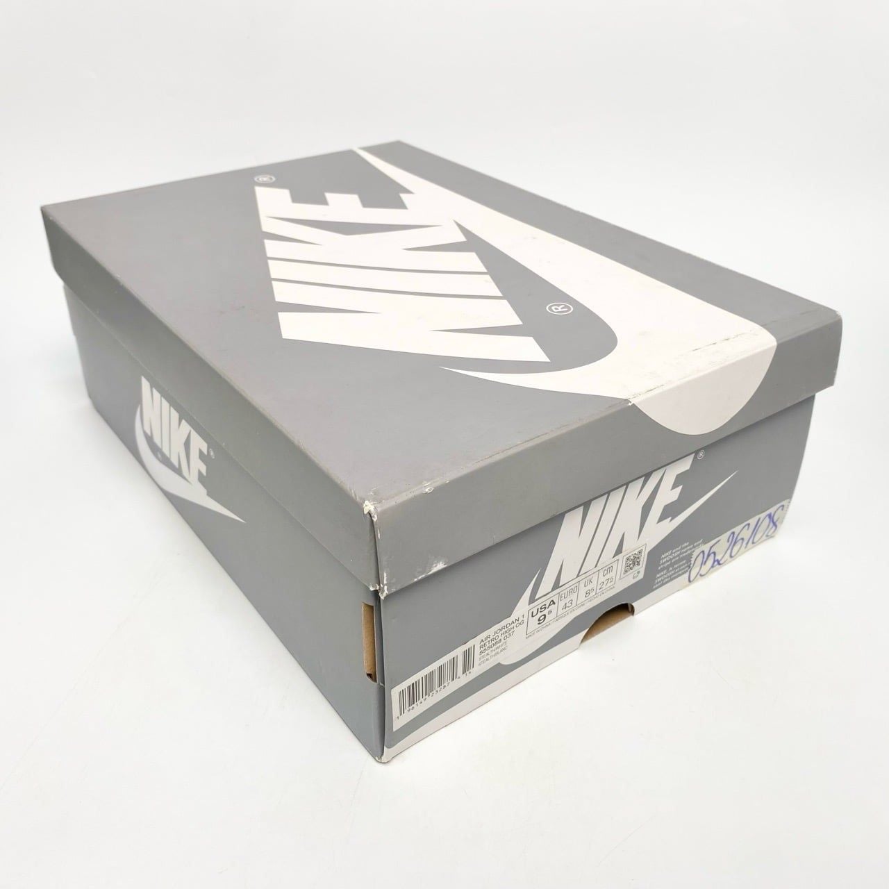  NIKE AIR JORDAN 1 RETRO HIGH OG WHITE STEALTH 555088-037 