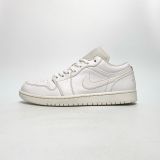  NIKE AIR JORDAN 1 LOW TRIPLE WHITE 553558-136 