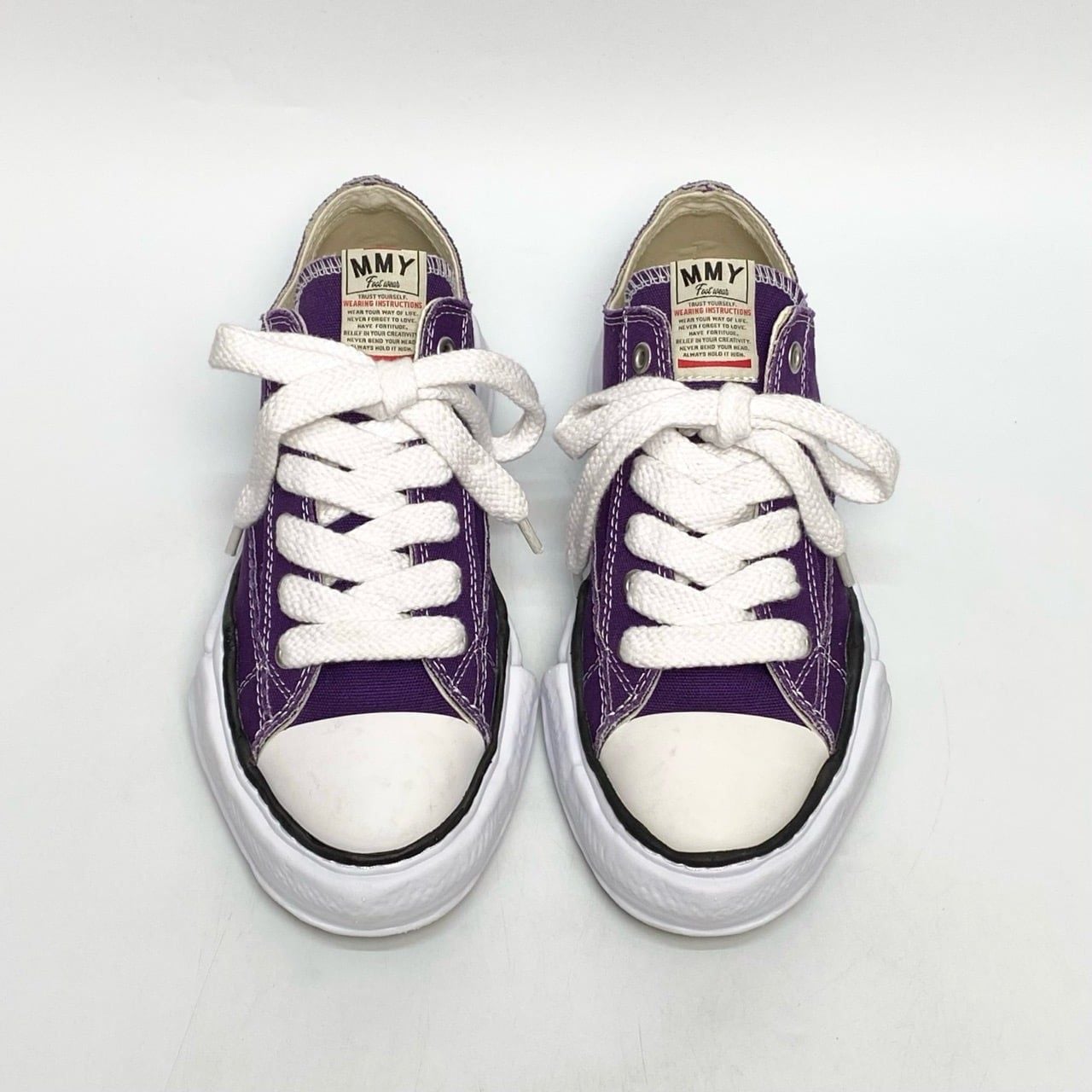 MAISON MIHARA YASUHIRO HANK OG SOLE CANVAS LOW PURPLE 