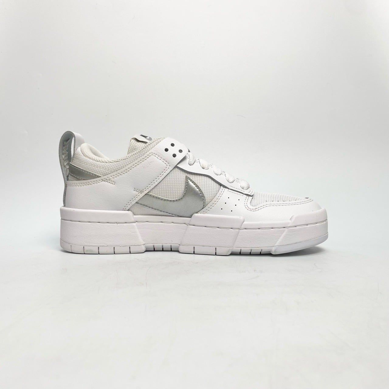  NIKE WMNS DUNK LOW DISRUPT WHITE METALLIC SILVER DJ6226-100 