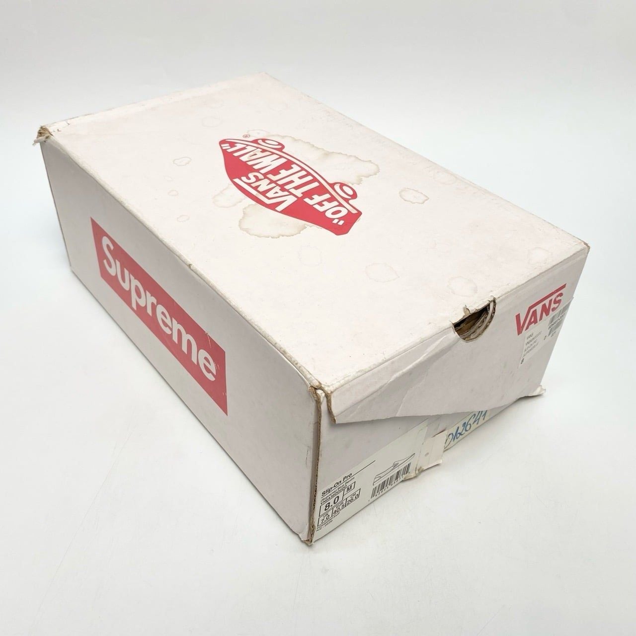  VANS SUPREME X SLIP-ON BLUE HOLE PUNCH DENIM VN0A38DD2DD 