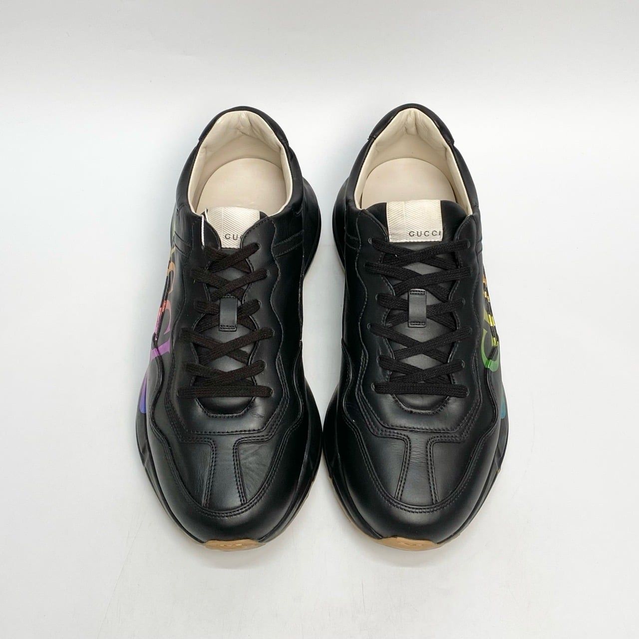  GUCCI WMNS RHYTON IRIDESCENT LOGO 553608-DRW00-1000 