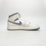  NIKE AIR JORDAN 1 MID NEUTRAL GREY 554725-135 