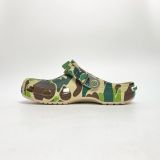  CROCS CLASSIC CLOG X A BATHING APE ABC CAMO GREEN 209627-212 