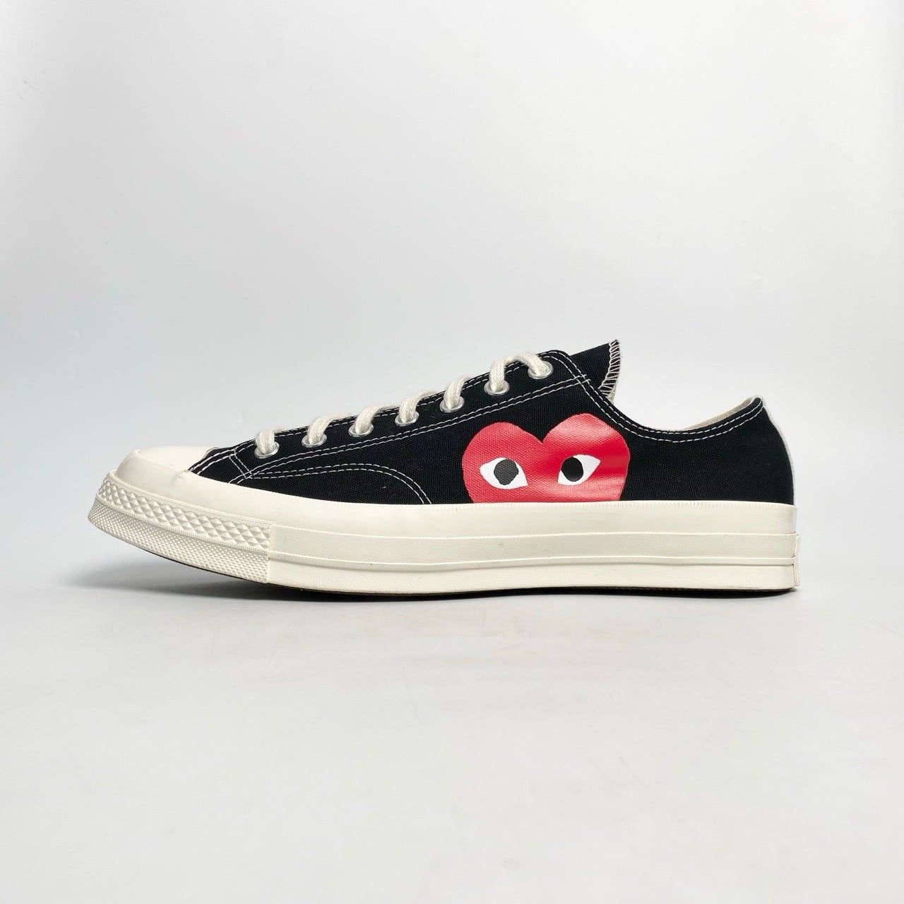  CONVERSE CHUCK TAYLOR ALL STAR 70 OX COMME DES GARCONS PLAY BLACK A08796C 