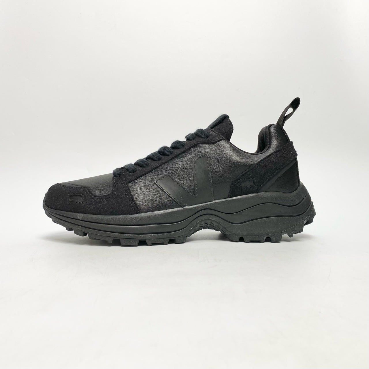  RICK OWENS HIKING X VEJA BLACK VM21S6801SLVE-0908 