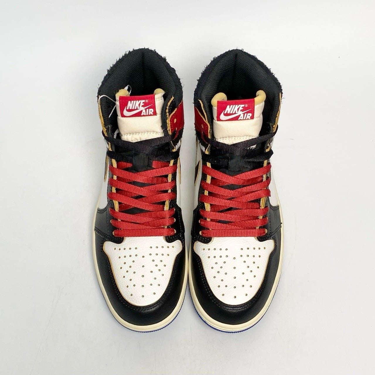  NIKE AIR JORDAN 1 HIGH X UNION X FRAGMENT BLACK VARSITY RED IO7847-002 