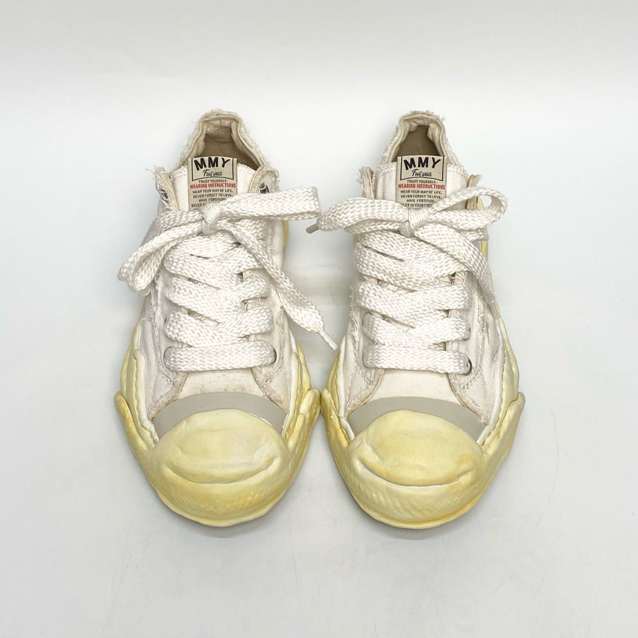  MAISON MIHARA YASUHIRO HANK VL OG SOLE CANVAS LOW 