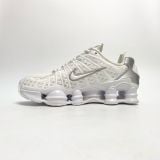  NIKE SHOX TL WHITE METALLIC SILVER AV3595-100 