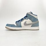  NIKE AIR JORDAN 1 MID FRENCH BLUE FIRE RED DN3706-401 