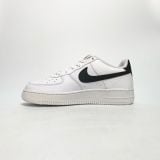  NIKE AIR FORCE 1 WHITE BLACK (GS) - CT3839-100 