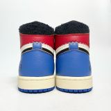  NIKE AIR JORDAN 1 HIGH X UNION X FRAGMENT BLACK VARSITY RED IO7847-002 