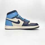  NIKE AIR JORDAN 1 RETRO HIGH OG OBSIDIAN 555088-140 